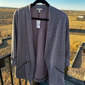 Maurices Purple Plaid Women's Blazer